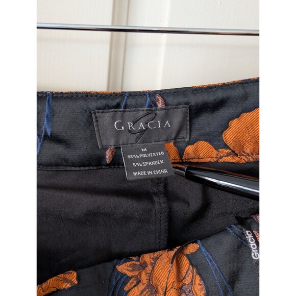 GRACIA  A-Line Floral Brocade Skirt Size Medium NWT | Tulle Underskirt | Lined - Picture 8 of 9